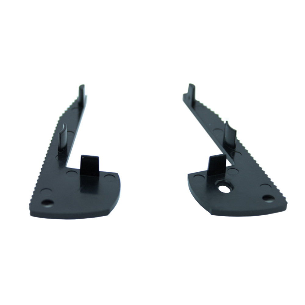 B-Ware S01 LED Aluprofil Treppenprofil 2x Endkappen schwarz