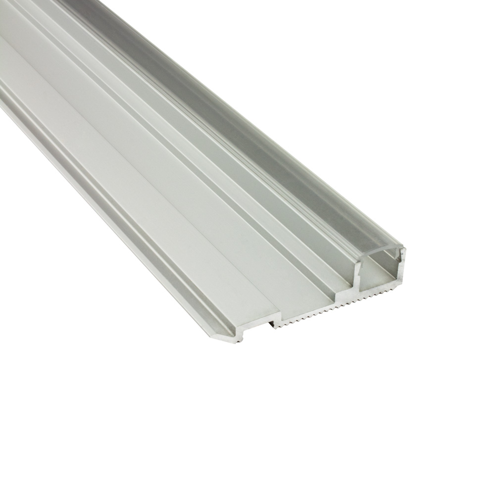 B-WARE - T-STA LED Alu Treppenprofil Treppenwinkel Profil Stufen silber B-WARE - T-STA LED Alu Treppenprofil Treppenwinkel Profil Stufen silber 2m opal