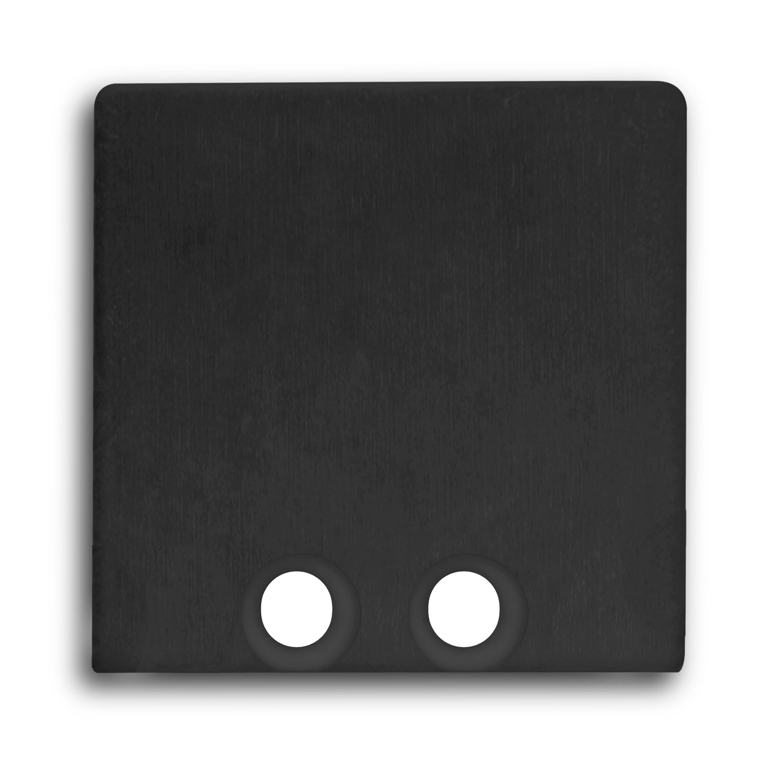 GX-PN8 LED AUFBAU-Profil 200 cm, LED Stripes max. 16 mm, schwarz RAL 9005 2x Enkappen