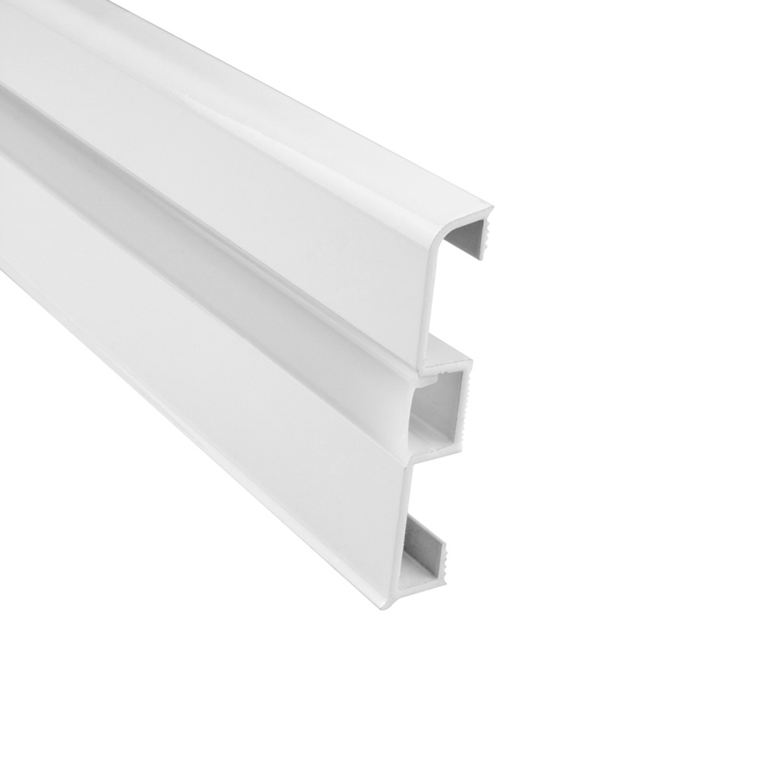 C02 LED Aluprofil Weiss Sockelleiste 2m opal C02 LED Aluprofil Weiss Sockelleiste 2m opal