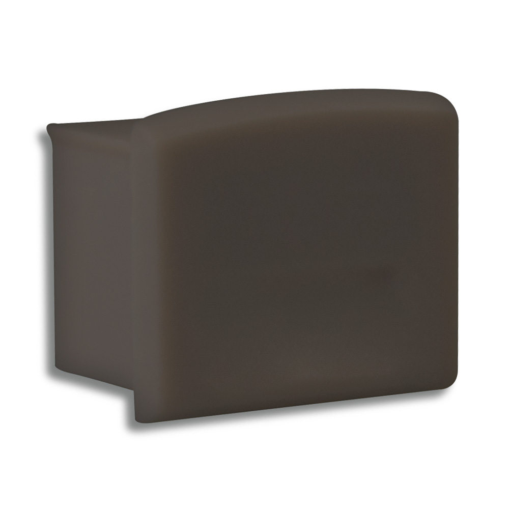 GX-PL5 LED AUFBAU-Profil 200 cm, hoch, LED Stripes max. 12 mm, schwarz RAL 9005 2x Endkappen
