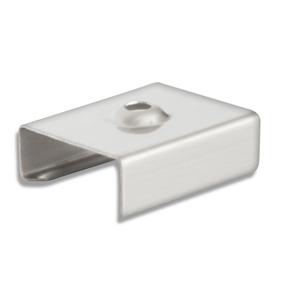 GX-PL2 LED AUFBAU-Profil 200 cm, hoch, LED Stripes max. 12 mm, schwarz RAL 9005 2x Halter metall