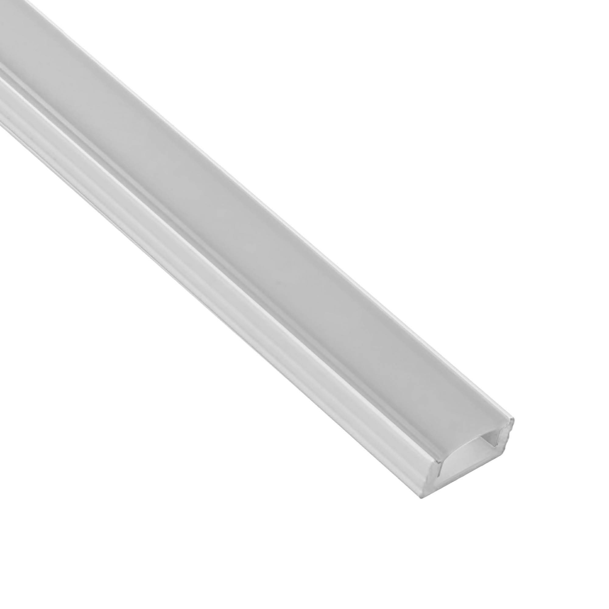 A17 LED Aluprofil Weiss 1m Abdeckung opal A17 LED Aluprofil Weiss 2m Abdeckung opal