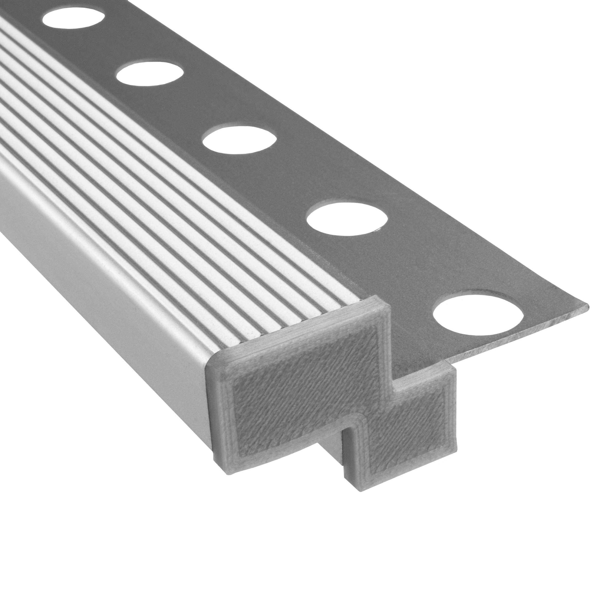 T-40 LED Alu Fliesenprofil Treppenprofil Stufen 12mm silber T-40 LED Alu Fliesenprofil Treppenprofil Stufen 12mm silber