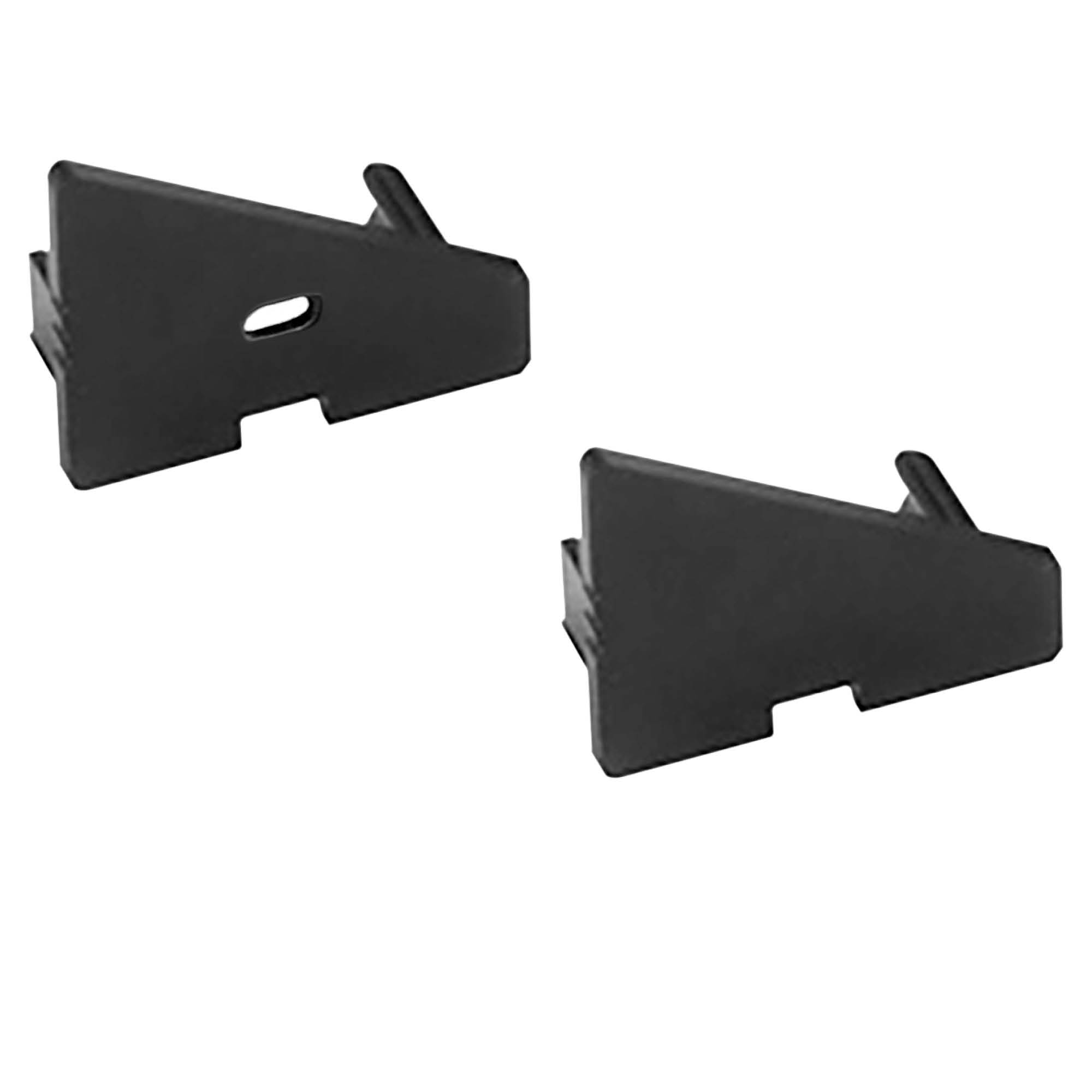 A20 LED Aluprofil Schwarz Eckprofil 30° 2x Endkappen A20 LED Aluprofil Schwarz Eckprofil 30° 2x Endkappen