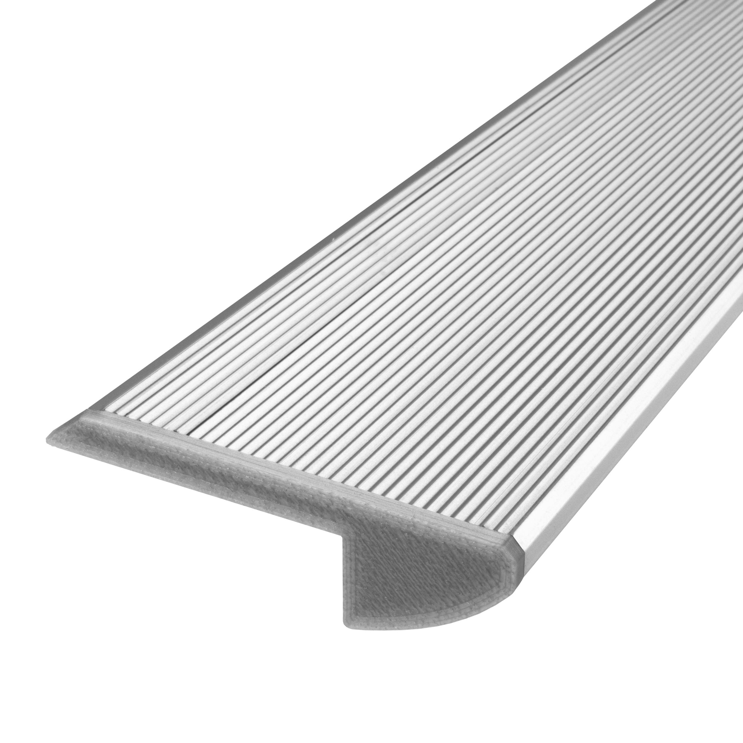 B-WARE - T-STA 30° LED Alu Treppenprofil Treppenwinkel silber Endkappe links 1 Stück