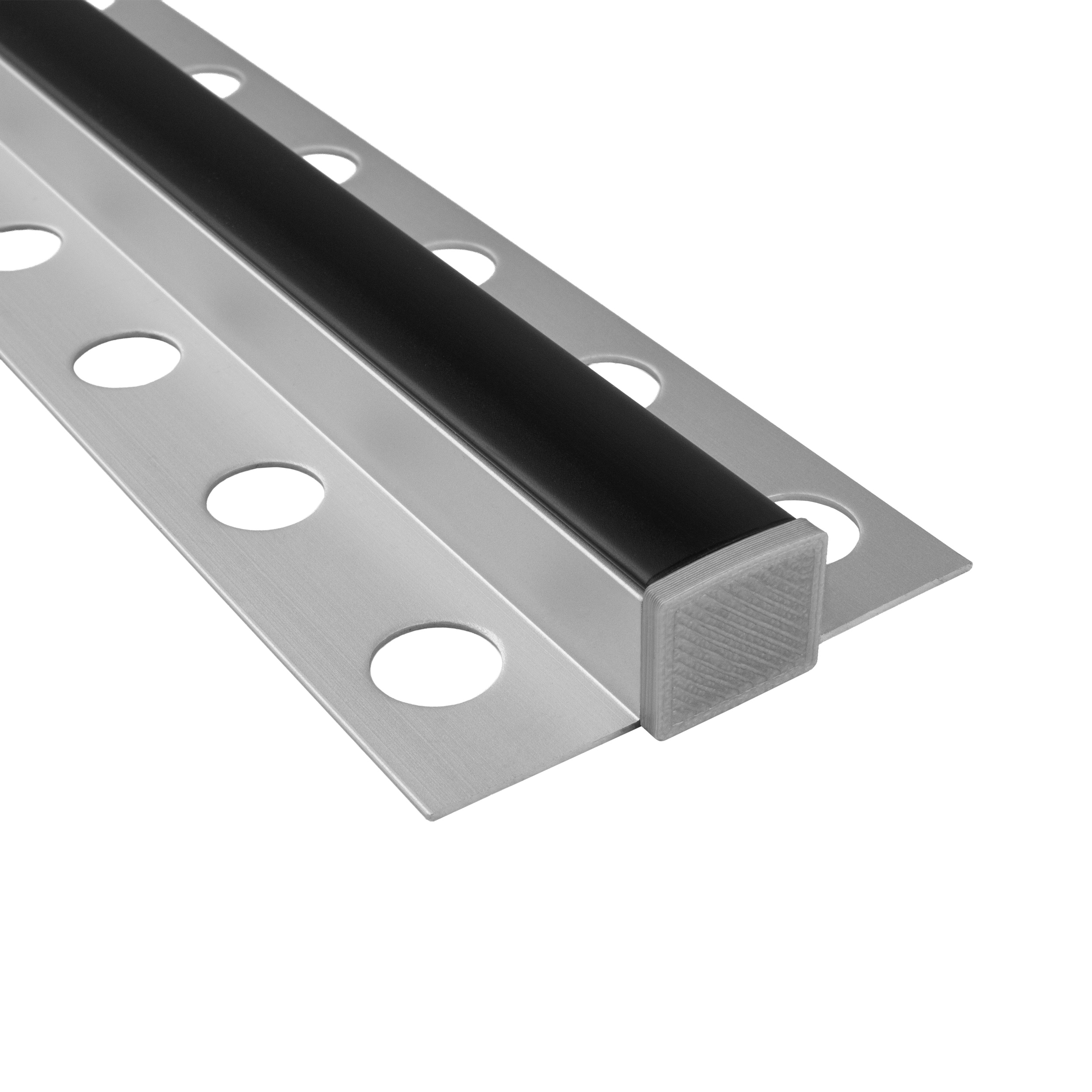T77 LED Alu Fliesenprofil Bordüre 10mm silber