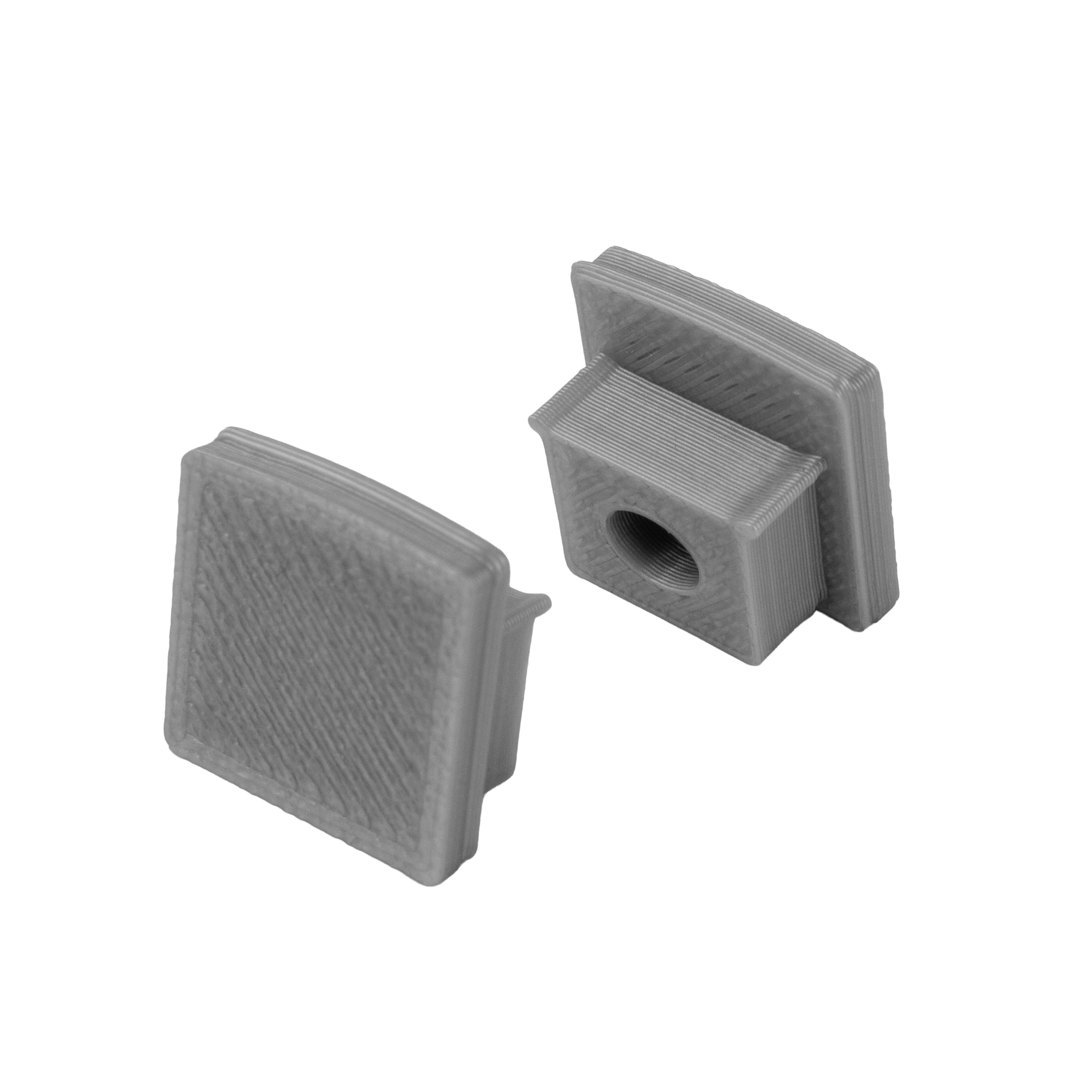 T77 LED Alu Fliesenprofil Bordüre 12mm silber