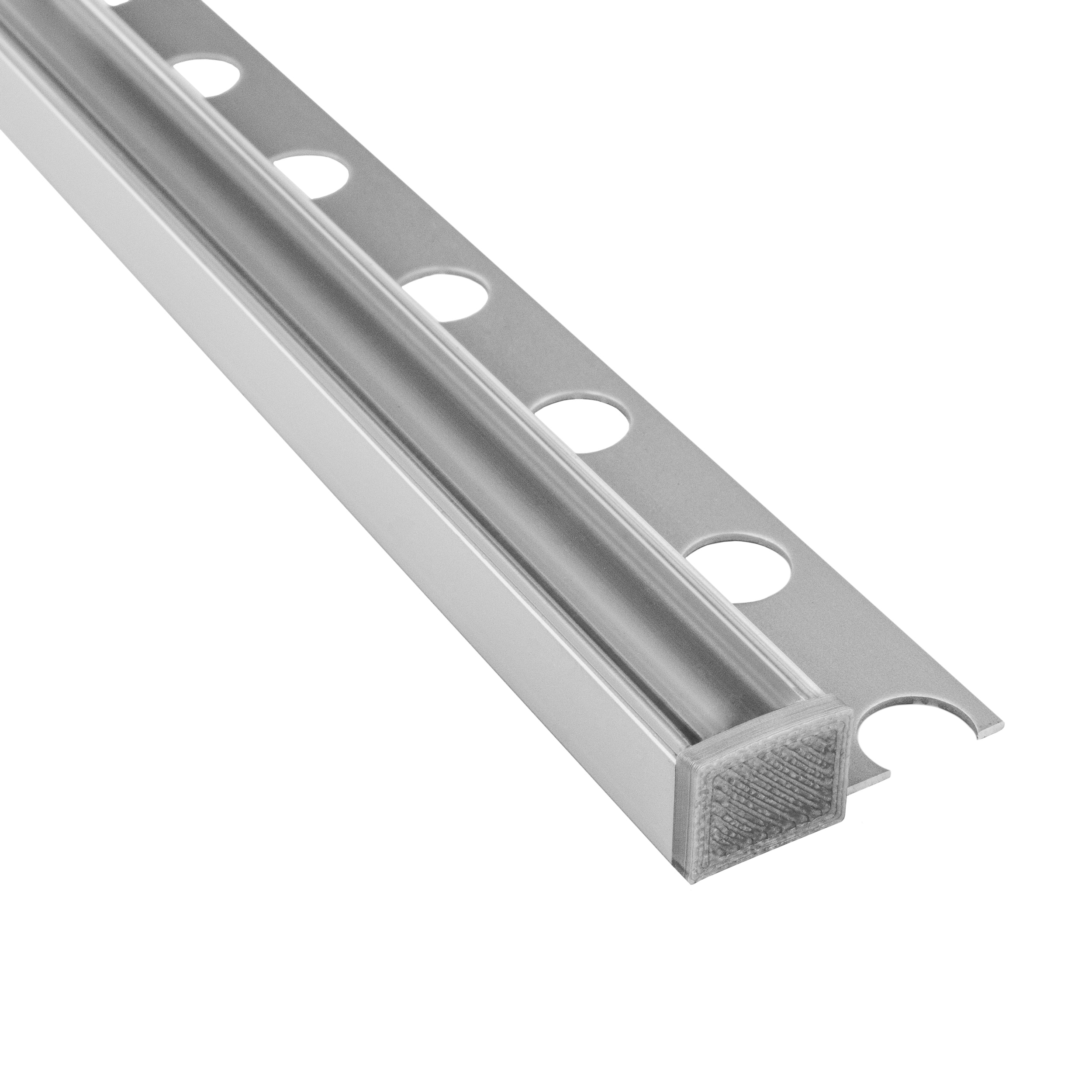 T77 LED Alu Fliesenprofil 10mm silber 1m klar T77 LED Alu Fliesenprofil 10mm silber 2m klar