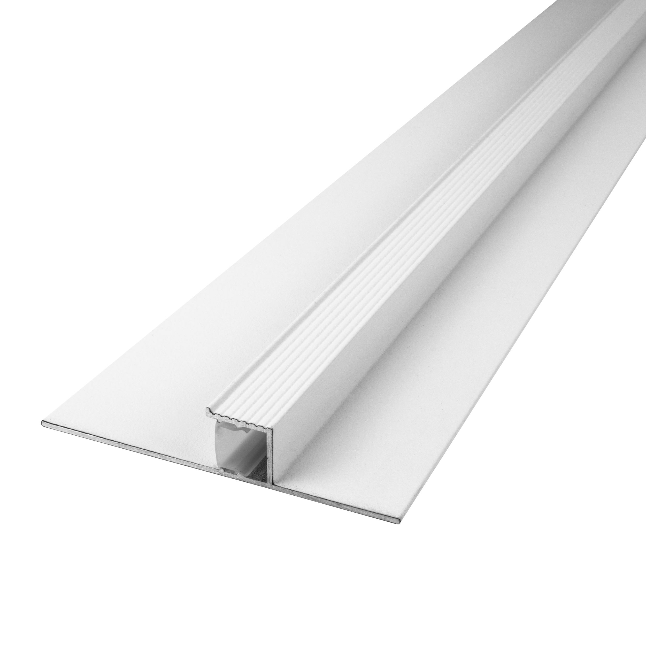 LED Schattenfugen Trockenbauprofil Weiß – für LED-Strips bis 11?mm 2m opal