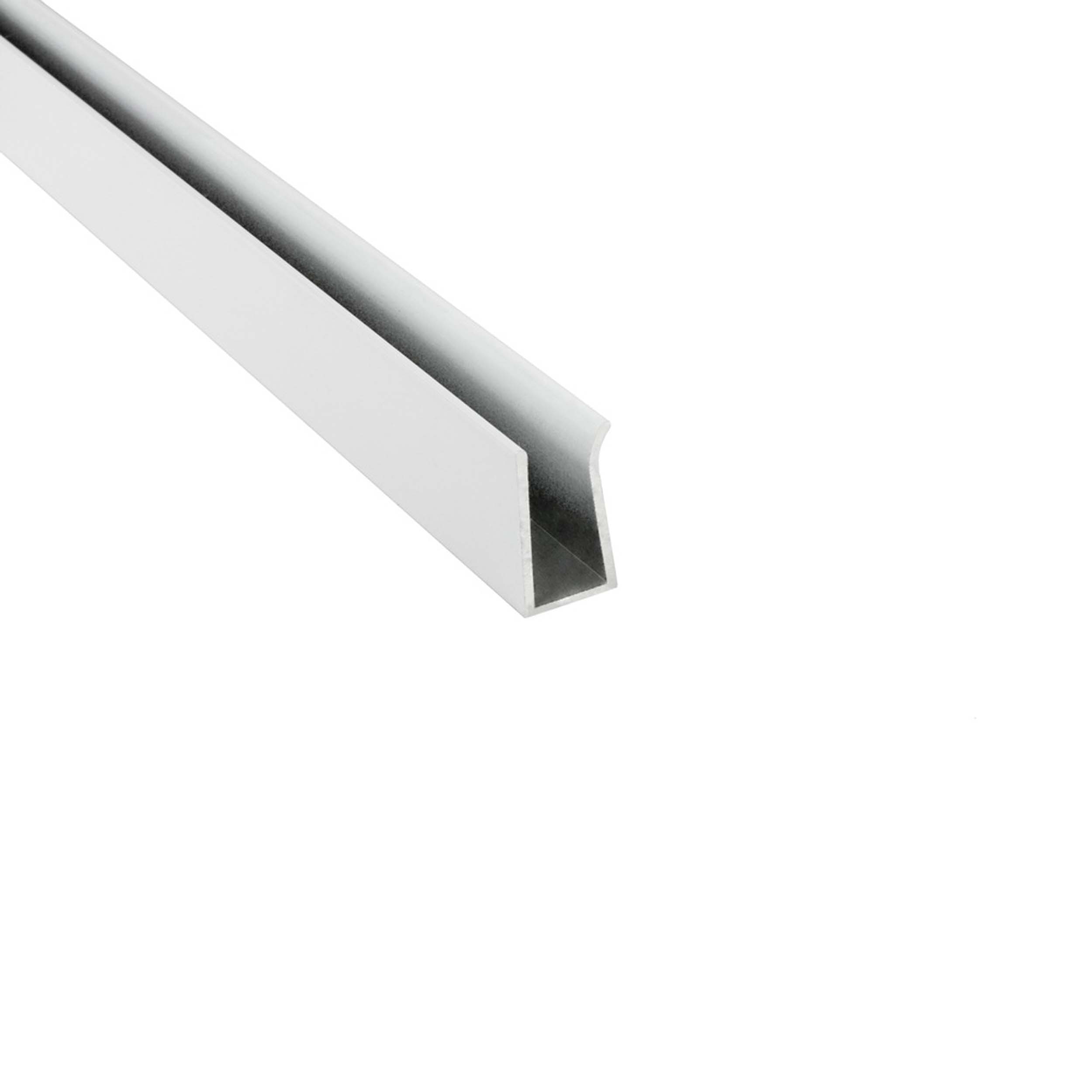 G03 LED Glaskantenprofil Kühlprofil Weiss 2m