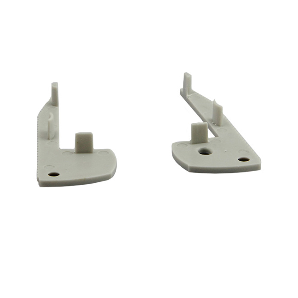 B-Ware S01 LED Aluprofil Treppenprofil 2x Endkappen silber