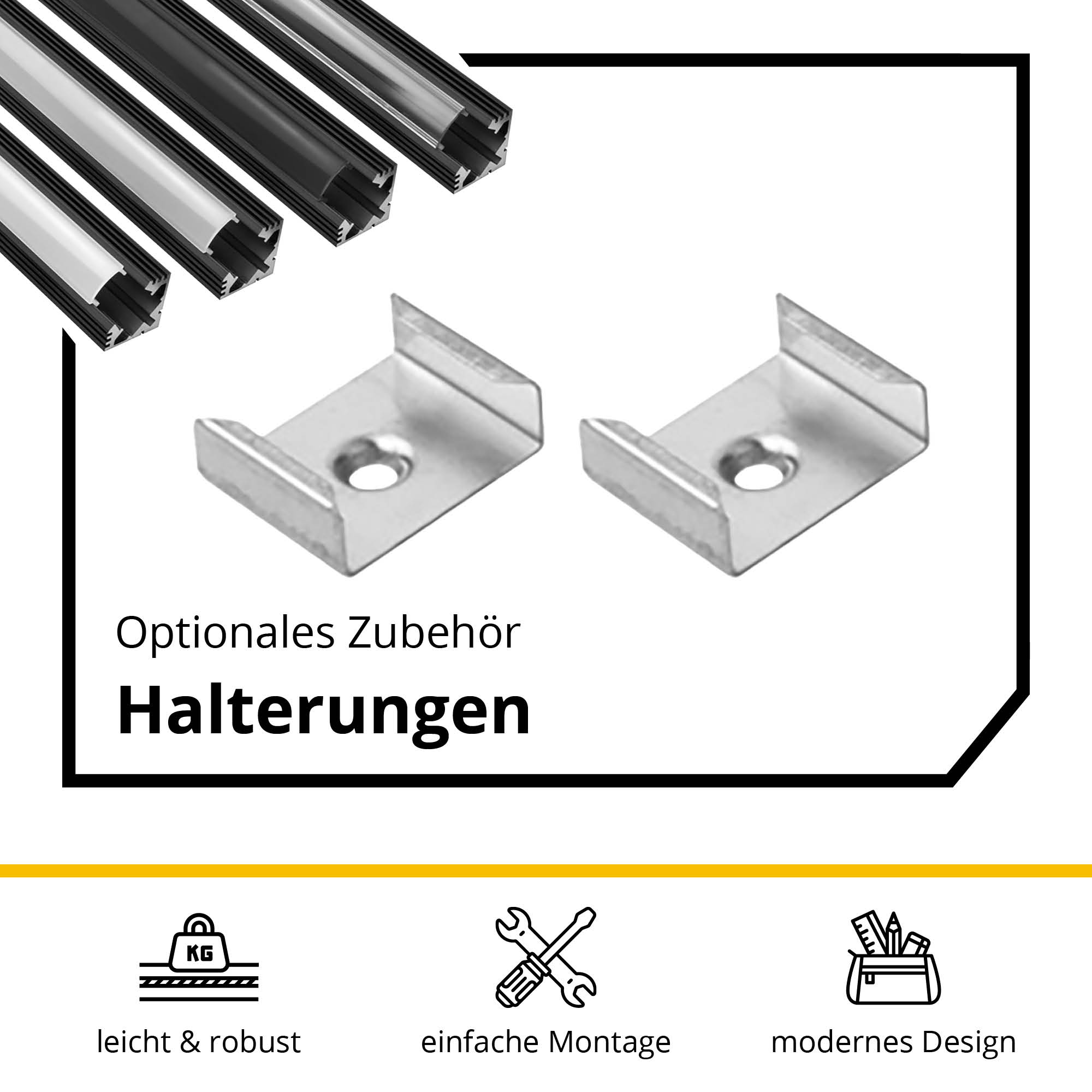 A19 LED Aluprofil Schwarz Eckprofil 90° A19 LED Aluprofil Schwarz Eckprofil 90° 2x Endkappe