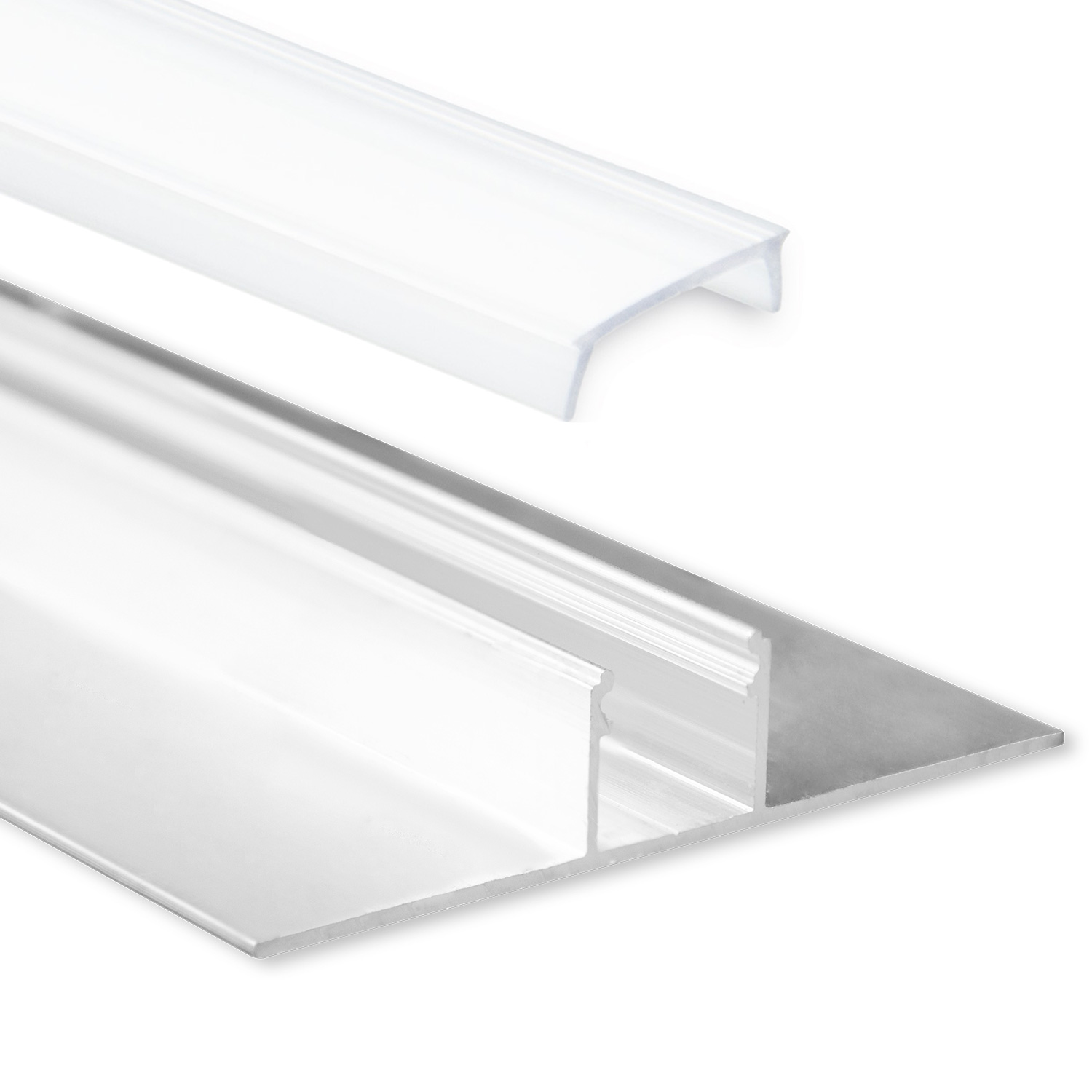 GX-TBP3 LED Profil Trockenbau 200 cm, LED Stripes max. 14mm, silber Abdeckung opal GX-TBP3 LED Profil Trockenbau 200 cm, LED Stripes max. 14mm, silber Abdeckung opal