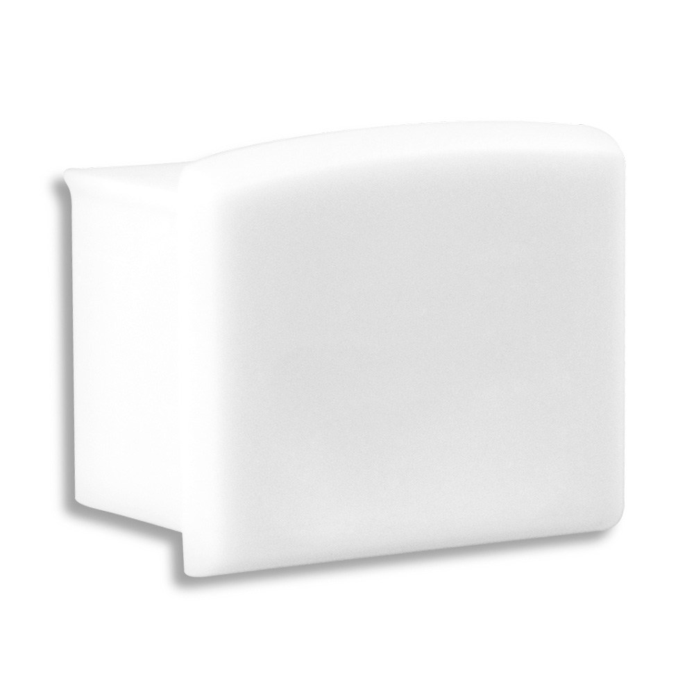 GX-PL5 LED AUFBAU-Profil 200 cm, hoch, LED Stripes max. 12 mm, weiß RAL 9010 2x Endkappen