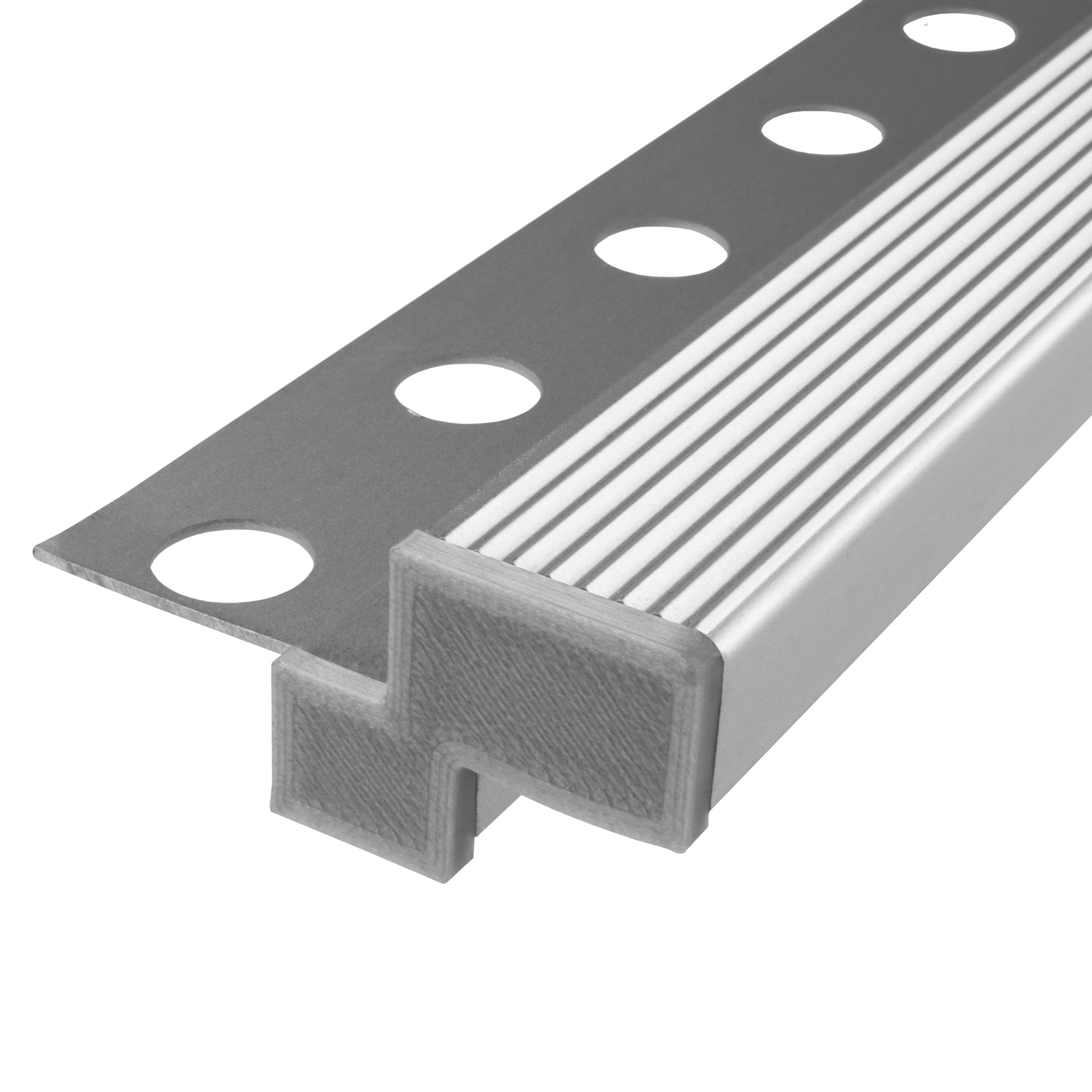 T-40 LED Alu Fliesenprofil Treppenprofil Stufen 12mm silber T-40 LED Alu Fliesenprofil Treppenprofil Stufen 12mm silber